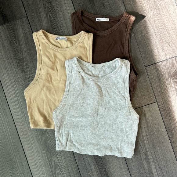 Zara Basic Tank Tops - Picture 1 of 2